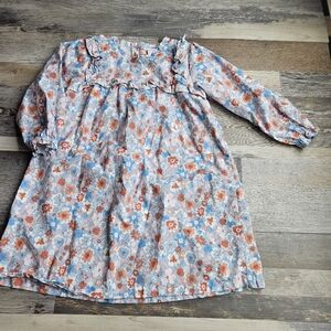 Stitchy Fish Floral Dress 4T